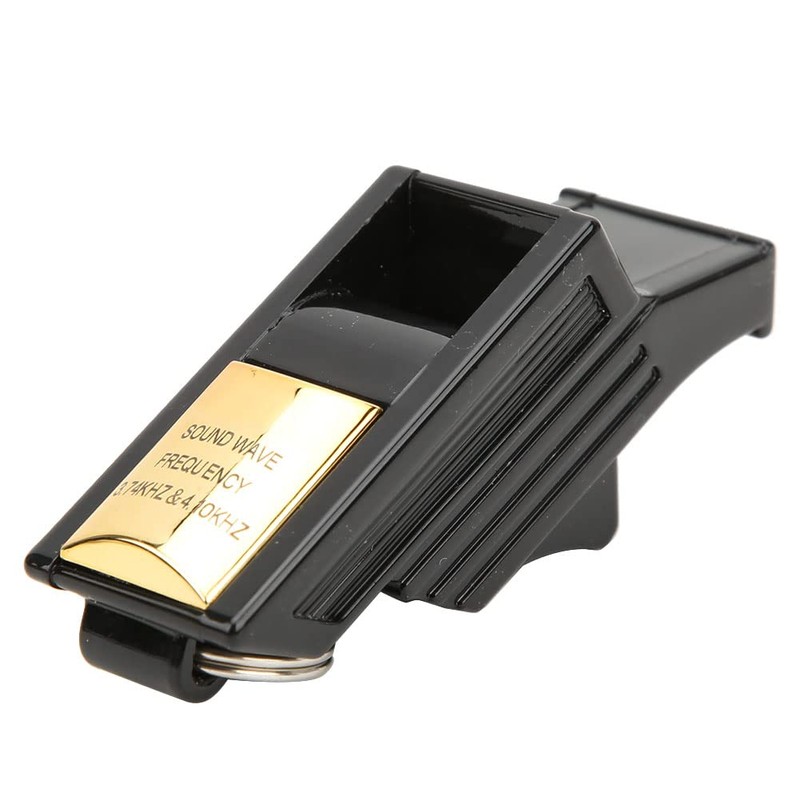 Molten Plastic Referee Whistle Valk-Ee-N, Black, Referee Whistle, Grip, Professional