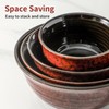 Hasense Mixing Bowls, 2.1/1.5/1.0/0.5 Qt, Nesting Bowls for Cooking, Baking,
