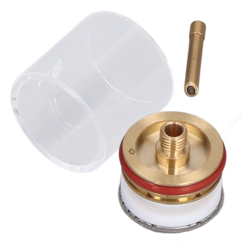 5Pcs/Set TIG Welding Torch Cup Brass Glass Cups Collet Nozzle