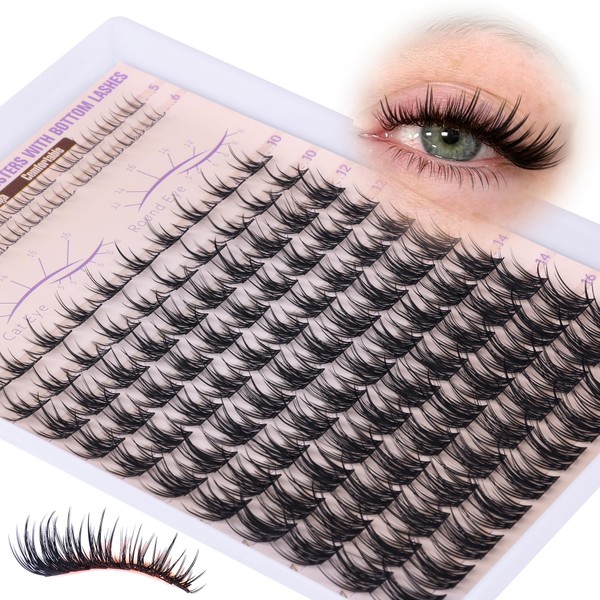 Manga Lash Clusters Natural Eyelash Clusters Wispy Lashes Clusters Anime