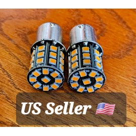 MHK Lighting Products SUPER Bright Amber LED Turn Signal Bulbs for Honda - pn 33301-S04-004 (12V 21W)