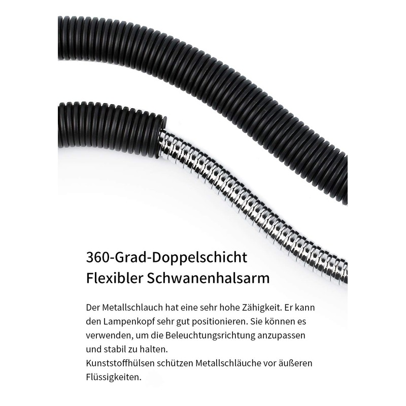 S SHUN CAN DA Flexible Gooseneck Light 900 Lumen LED