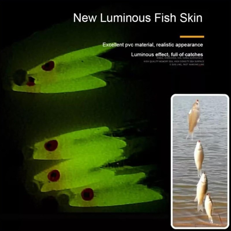 Fish Lures for Bass | 5X Boat Fishing Lures Luminous