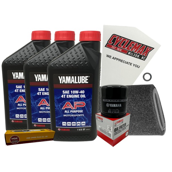 Cyclemax Standard Yamalube Tune-Up Kit compatible with 2007-2014 Yamaha GRIZZLY
