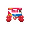 KONG Goodie Bone - Classic Durable Natural Rubber Dog Bone,