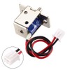 uxcell DC 12V 0.54A 4.5mm Mini Electromagnetic Solenoid Lock Push