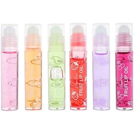 Protector Labial Líquido 6 Piezas, Brillo Transparente, Plástico Hidratante para Labios Secos y Agrietados, para Adultos y Mayores, Adecuado para Invierno y Mochila