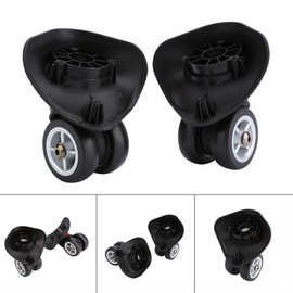 Akozon Luggage Trolley Ruote 8 cm Bagaglio 2PZ PVC Rotella Ricambio Pro Valigia
