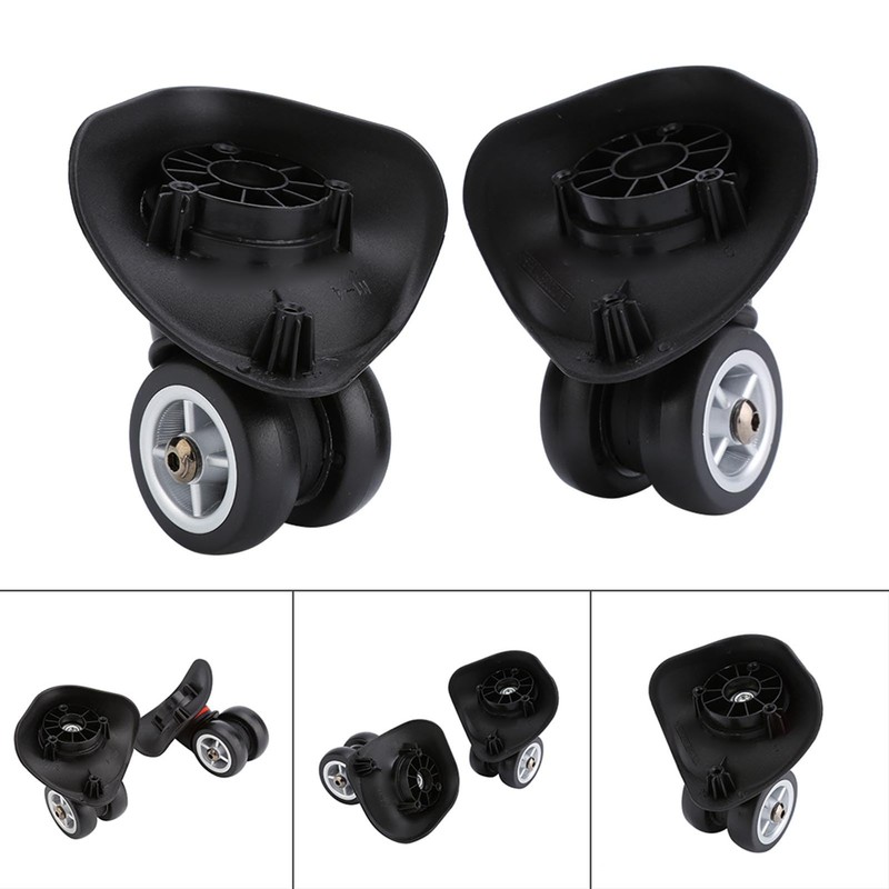 Akozon Luggage Trolley Ruote 8 cm Bagaglio 2PZ PVC Rotella