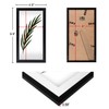 NAOKBOEE 4x9 Picture Frame in Black, Photo Frames with Plexiglass,