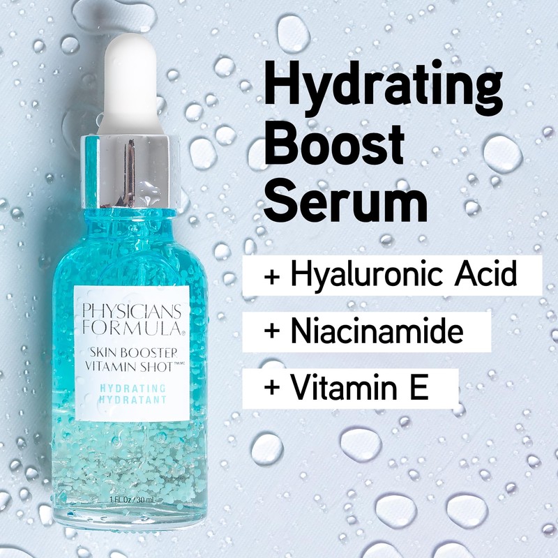 Physicians Formula Dermatologist Tested Skin Booster Vitamin Shot, Hyaluronic Acid,