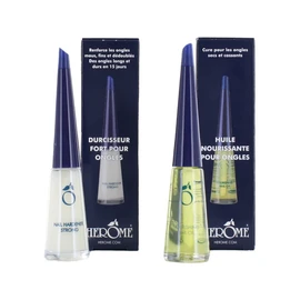 Herome Combi Pack Nail Hardener Strong & Nourishing Nail Oil (Nail Hardener Strong & Nourishing Nail Oil) - Guaranteed Firm Nails - 2 x 10 ml