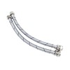 Pair of Flexible Hose Pipe Connectors Tails 1/2" x 15mm