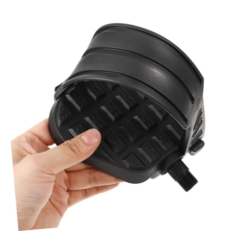 WHAMVOX Flat Bike Pedals with Straps Exercise Bike Pedal Pads