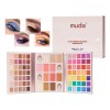 Paleta De 82 Sombras Estudiantil Con Rubor, Iluminador Y Con