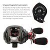 Baitcasting Reels Metal 18+1BB 6.3:1 Gear Ratio High Speed Fishing