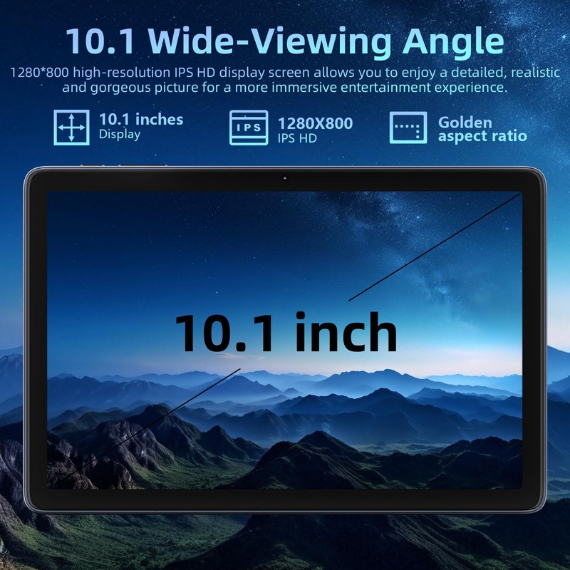 Android 15 Tablet 10 inch,24GB RAM 128 ROM,Tablets with Keyboard