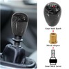BLAKAYA Carbon Fiber Shift Knob Universal for Manual Cars 5