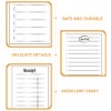 Operitacx 16pcs Nonstick Memo Pads for Notes and Schedules Blank