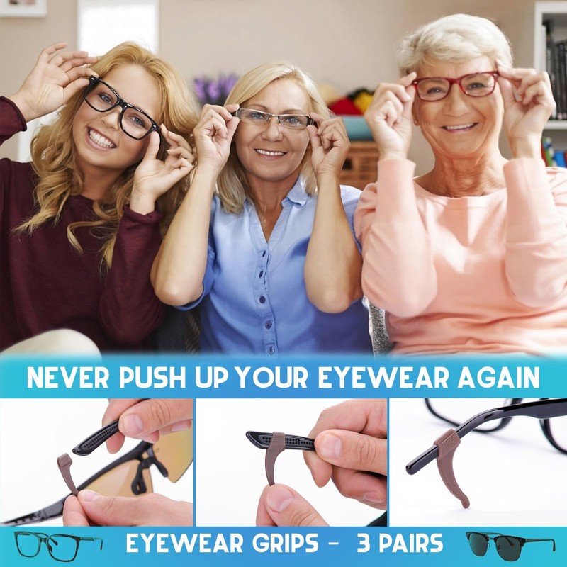 Anchor Glasses Straps - 3 Pack - Sunglasses Retainer Anti-Slip