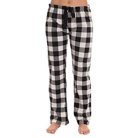 #followme Fleece Pajama Pants for Women Sleepwear PJs 45803-10195-WHT-S