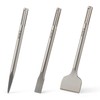 ZELCAN Chisel Set with SDS Max Shanks, 3pc SDS Max