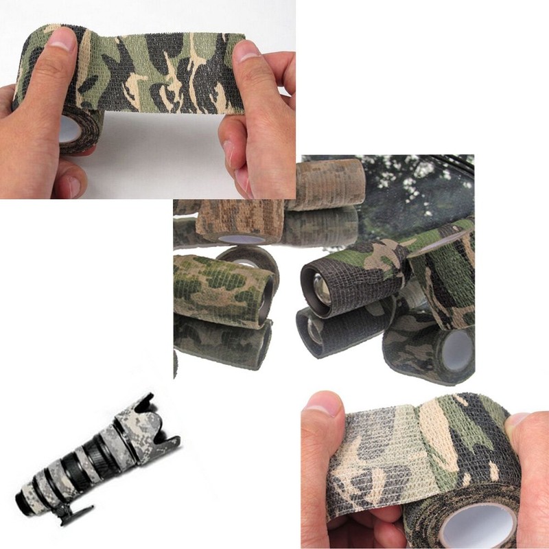 SEADESKY Camouflage Tape Wrap 5CM x 4.5M Camo Form (Pack