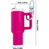 Pxiryanlow Mini Tumbler Small Cup Keychain with Detachable Water Bottle,Removable