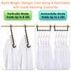 Closet Organizers and Storage, Sturdy Space Saving Hanger for Heavy