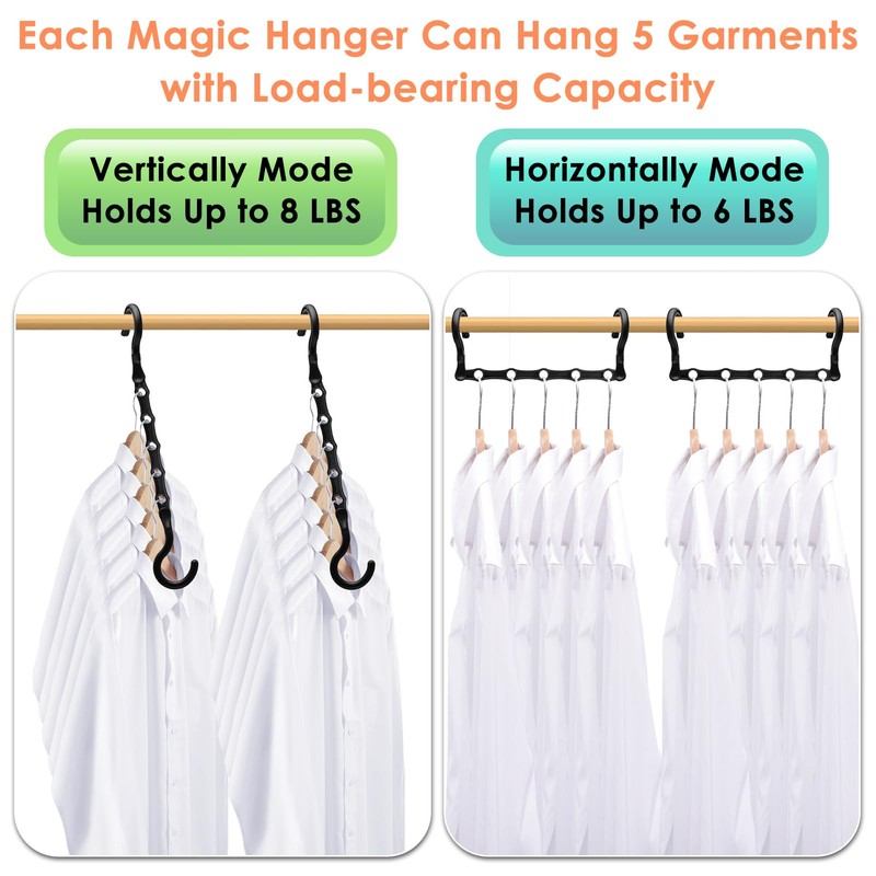 Closet Organizers and Storage, Sturdy Space Saving Hanger for Heavy