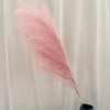 Large Artificial Pampas Grass Reed 5P Faux Flower Interior Wedding Cafe Living Room Decoration Light Beige
