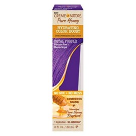 Creme Of Nature Pure Honey Color Boost Royal Purple 3 Ounce (89ml) (Pack of 2)