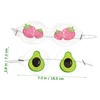 SAFIGLE 3pcs Reusable Cold Eye Masks for Cute Fruit Design