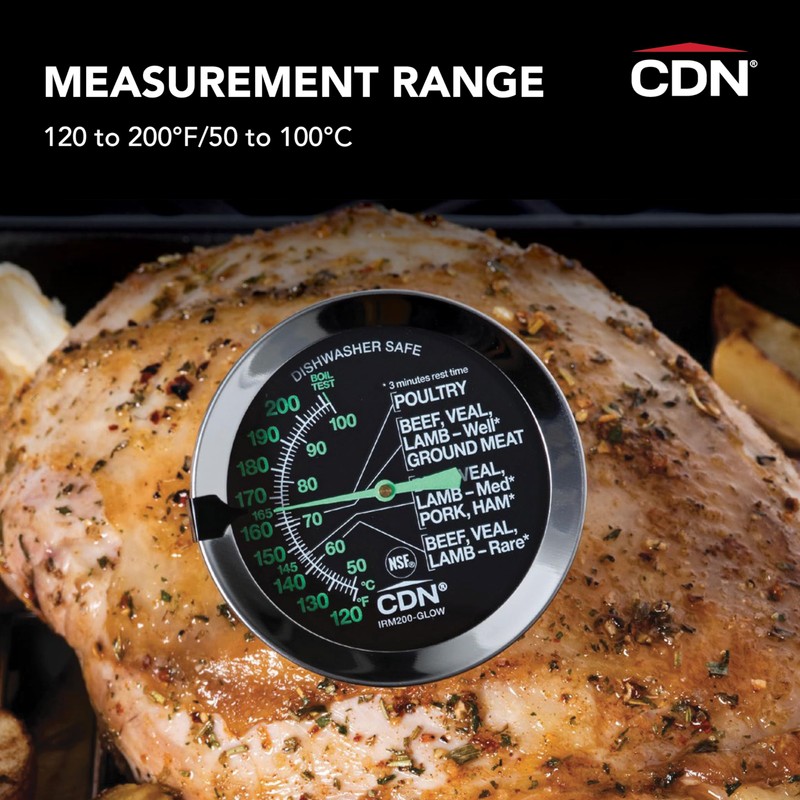 CDN Ovenproof Meat Thermometer – Glow Dial | ProAccurate® |