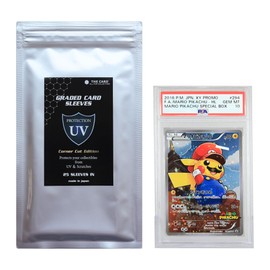 TCG Certified PSA UV Protection Sleeve Corner Cut Edition (25 Pieces)