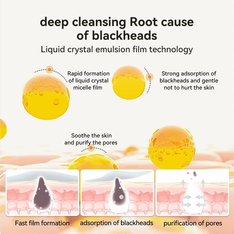 Lanbena Blackhead Mask Nose Plant Pore Strip Remover Peel Off