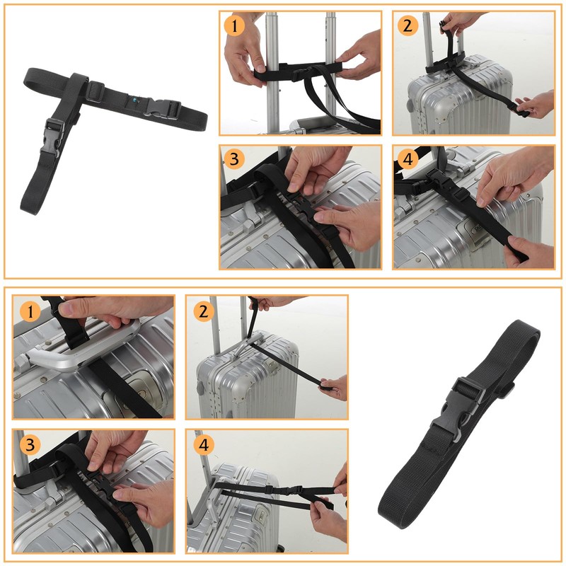 oruola 4 Pcs Bumbag Extender Strap Adjustable Fanny Pack Extender