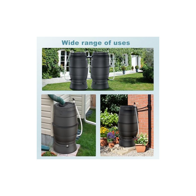 SQUEEZE master 50 Gallon Rainwater Collection Barrel Stand