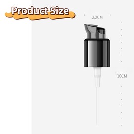 Replacement Pumps for Foundation - 4 Pack Cosmetic Foundation Pump Heads, Plastic Pumps Compatible with Foundation, Ideal for Makeup, Travel and Daily Use