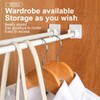 Curtains Rod Bracket Holder - Curved Groove Design Sturdy Curtains