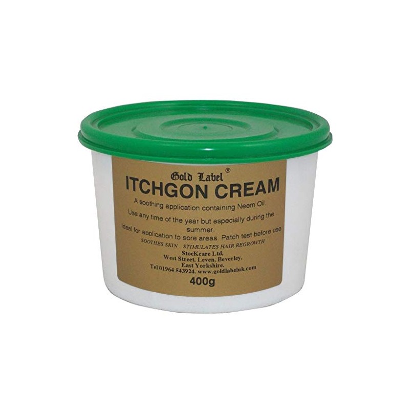 Gold Label Itchgon Cream, Itch relief for Horses, Soothing Cream,