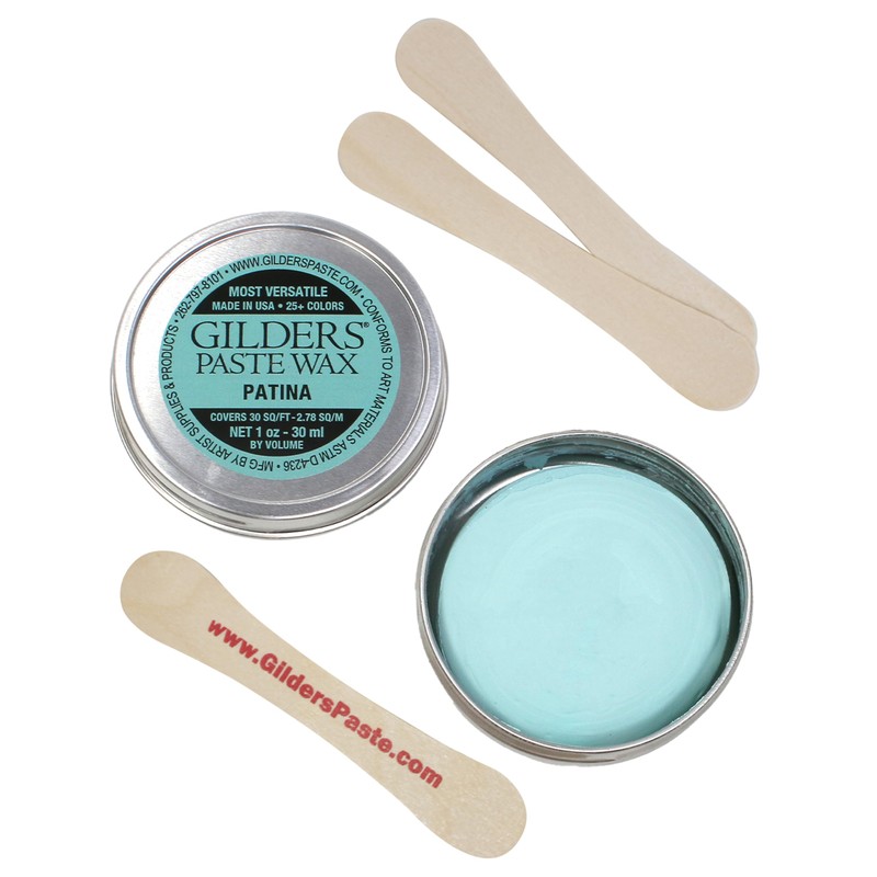Gilders Paste Wax, 1 ounce canister, Patina
