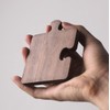 [Set of 4] Wooden Puzzle, Trivet, Tea Holder, Wooden Coaster,