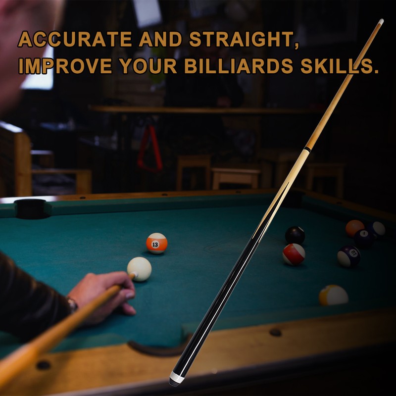 Billiards Cue Children's/Adult's Pool Stick Whitewood Rear Fork Design 1/2