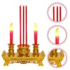 Beaupretty Led Decor Led Electronic Incense Burner Stick Buddhist Candle