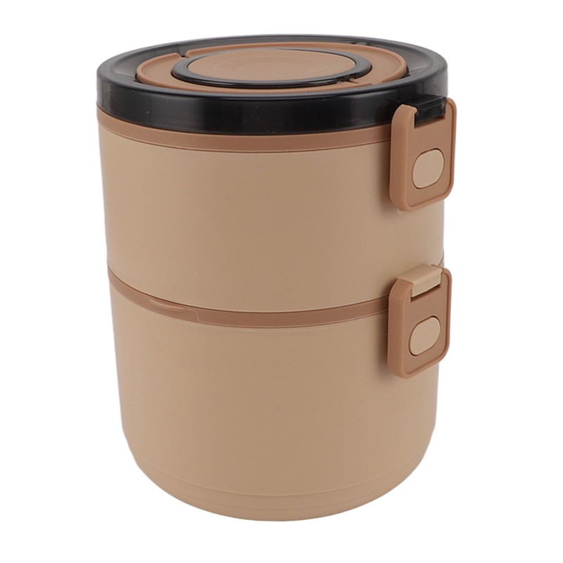 Stainless Steel Lunch Container Round Shape Lightweight Insulation Compact Lunch