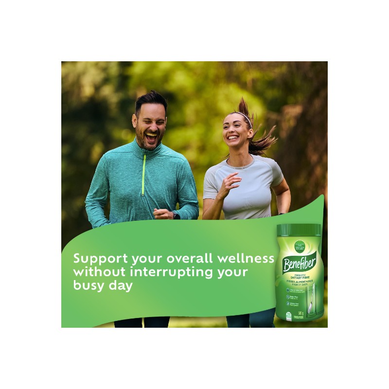 Benefiber Prebiotic Dietary Fibre Powder, Unflavoured, Sugar-Free, Daily Fibre -