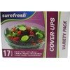 Surefresh Bowl Cover-Ups - 17 Pack Elastic Disposable Covers(4 Small,