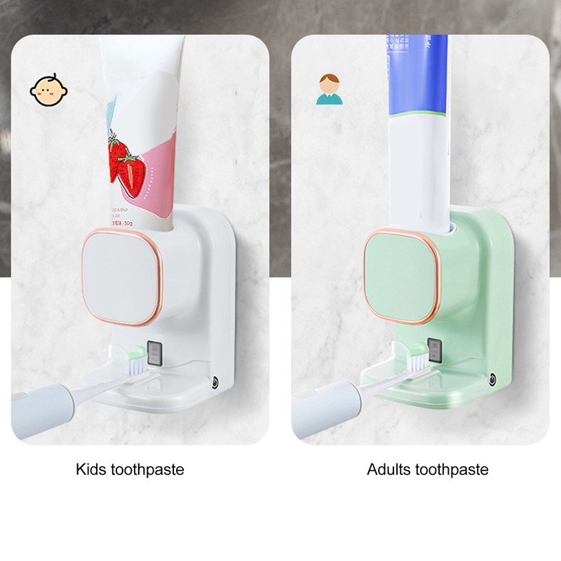 Automatic Toothpaste Dispenser Wall Mount USB Powered Easy Install Electric