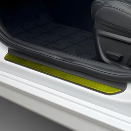 BOGAR TECH DESIGNS Precut Made for Genesis G70 2022+ Door Sill Anti-Scratch Resistant Paint Protection PPF Film Kit Cover, Clear Bra